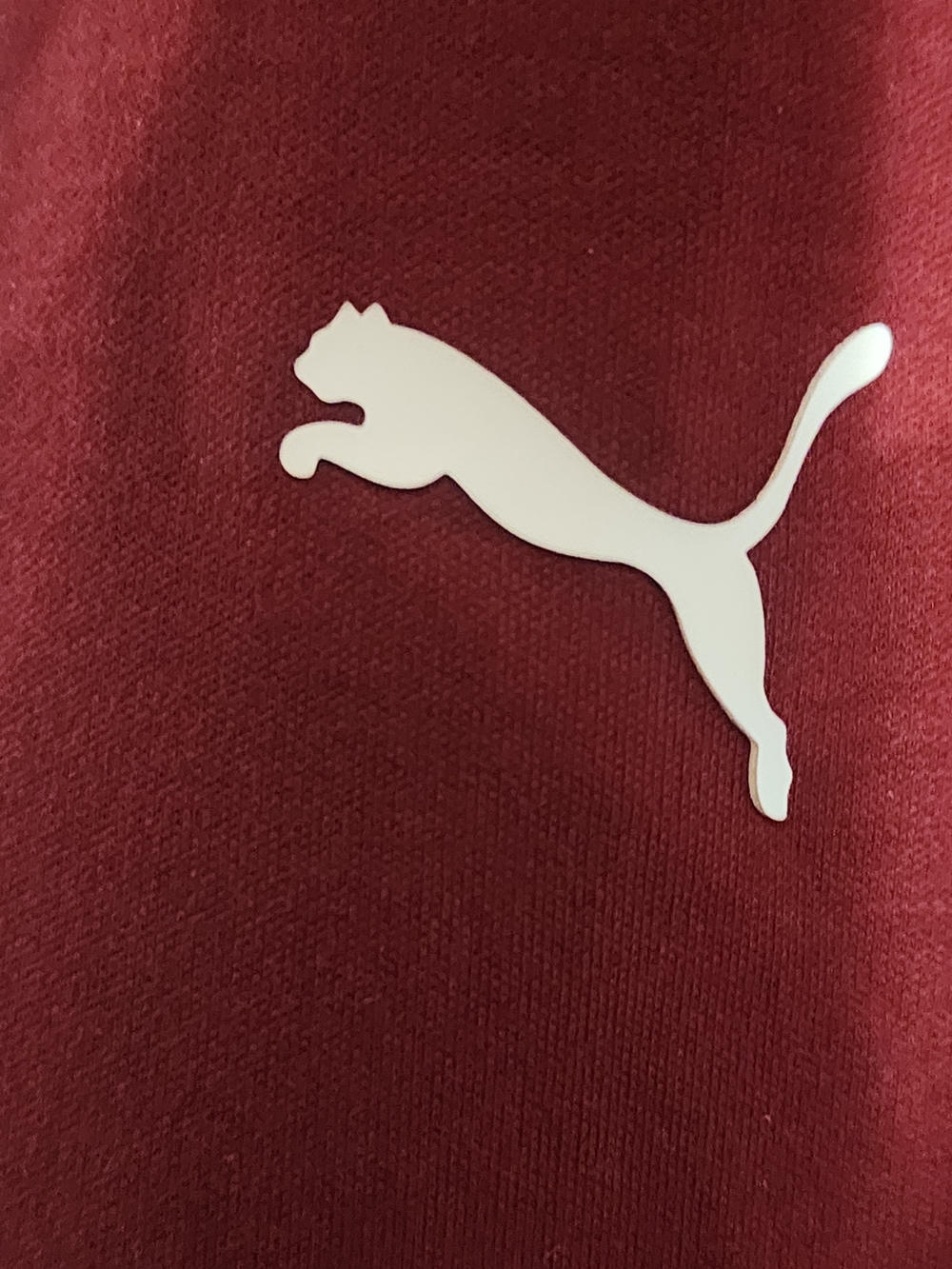 NWT Ferrari Men's Burgundy Crewneck Sweater with Graphic Patches - Picture 4 of 11